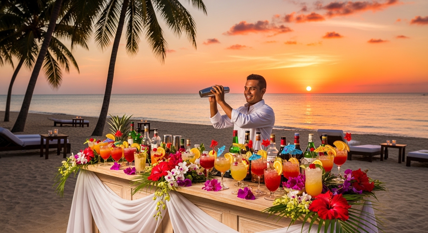 Düğün kokteyl bar kiralama hizmeti - Momo Cocktail