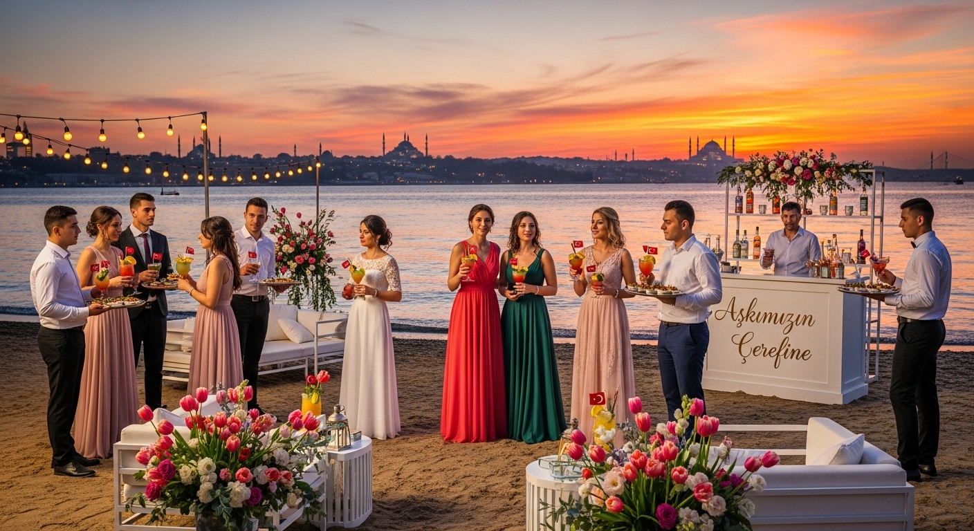 İstanbul düğün kokteyl organizasyonu - Momo Cocktail