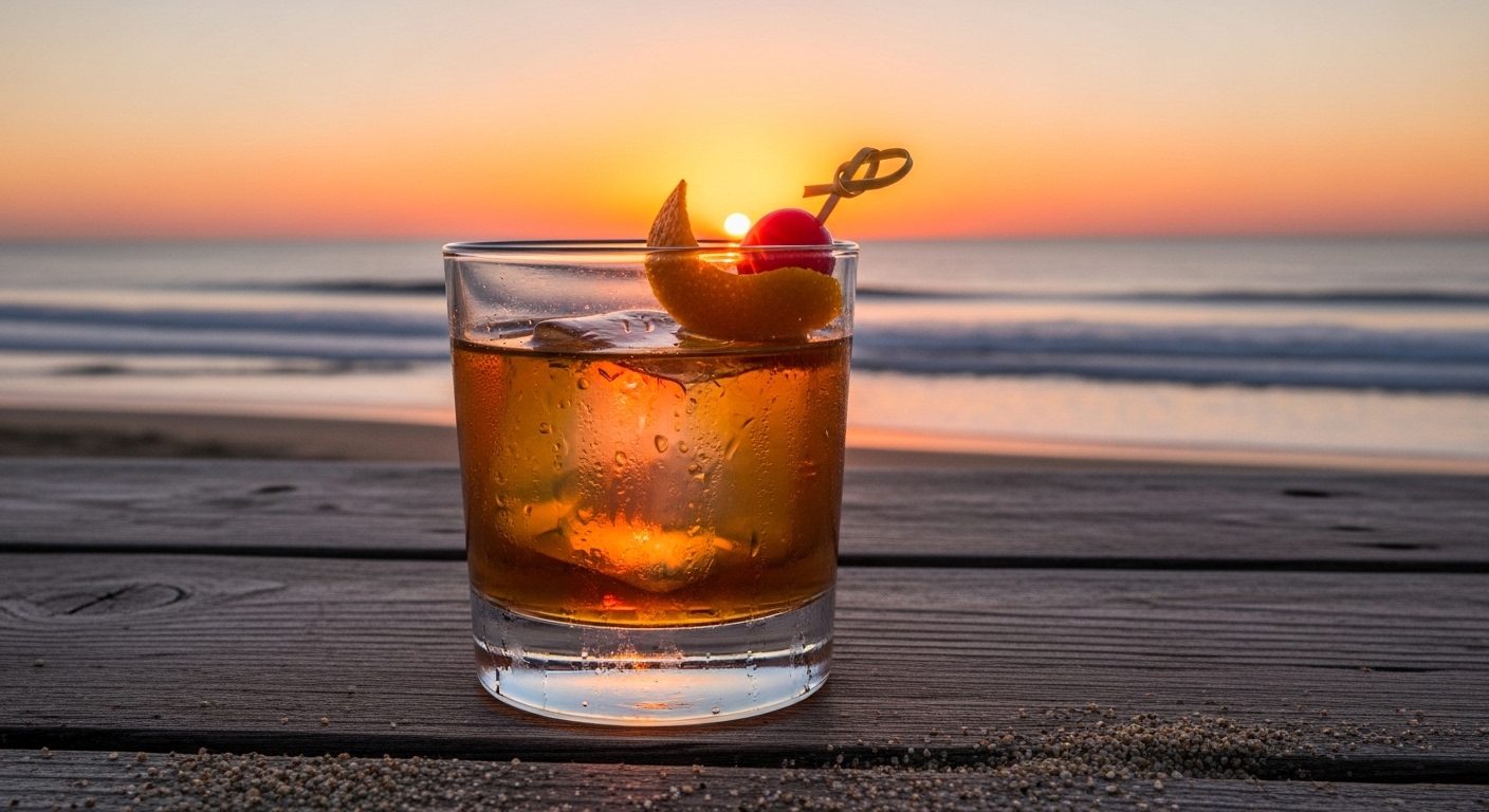 Old Fashioned kokteyl hazırlığı - Momo Cocktail