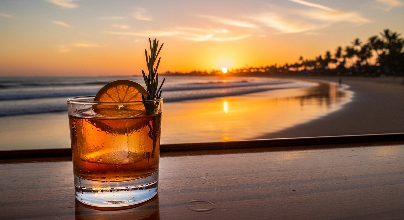 Profesyonel viski kokteyl hazırlığı - Momo Cocktail
